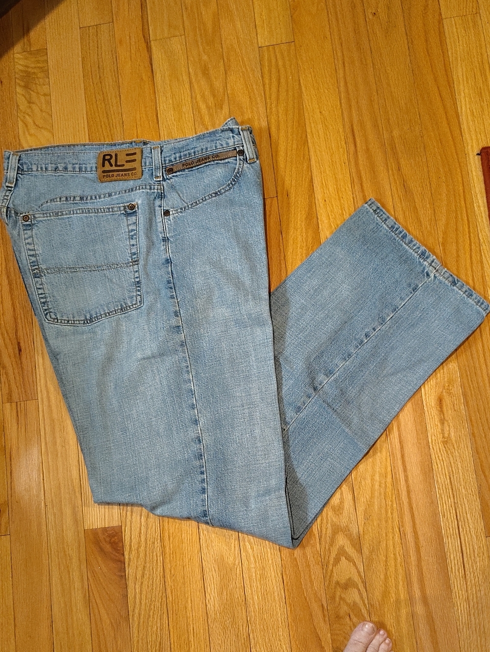 Ralph Lauren Light Wash Relaxed Fit Men's Jeans
